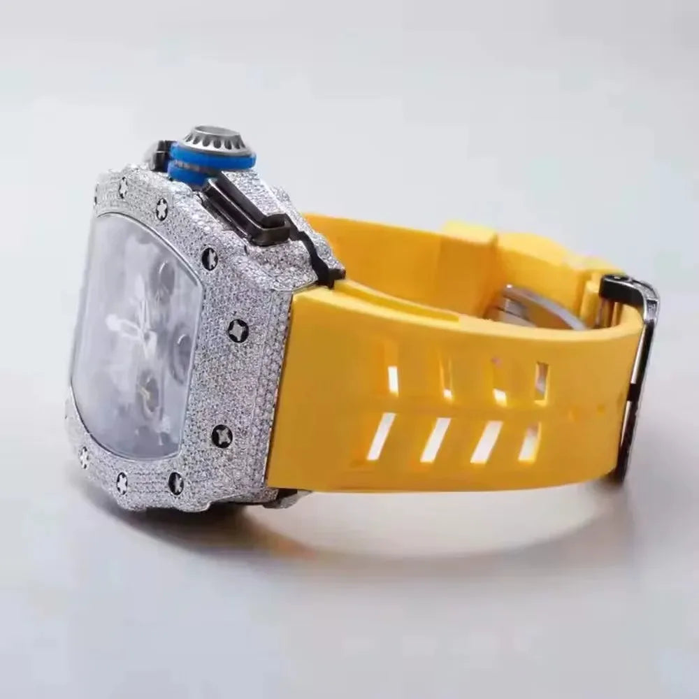 Chic Luxury Stainless Steel Analog Quartz Watch Unisex Classic Jewelry Fashion Elegant Gift 10 Bar Water Resistance