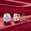 IGI Certified Vvs Lab Grown Diamond Earrings Stud Custom 18K Gold Lab Grown Created Diamond Earring Jewelry Men Women