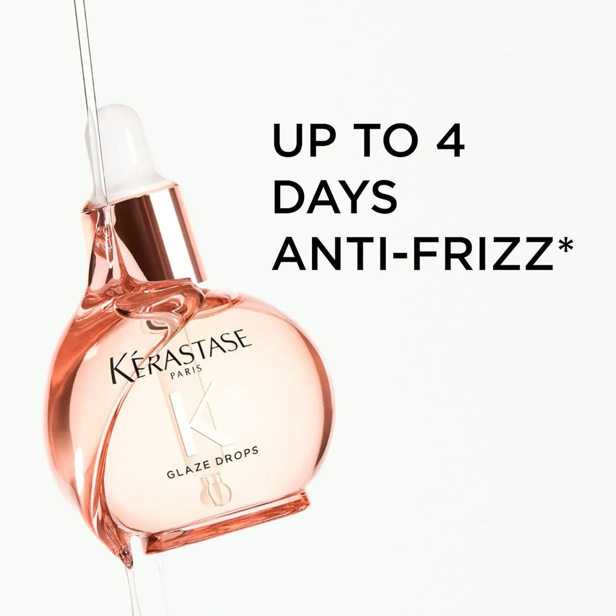 Kerastase Gloss Absolu Glaze Drops High-Gloss Lightweight Oil 45mL, Original Hair Serum for Women/Men, Hair Care Treatment