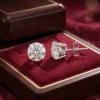 IGI Certified Vvs Lab Grown Diamond Earrings Stud Custom 18K Gold Lab Grown Created Diamond Earring Jewelry Men Women