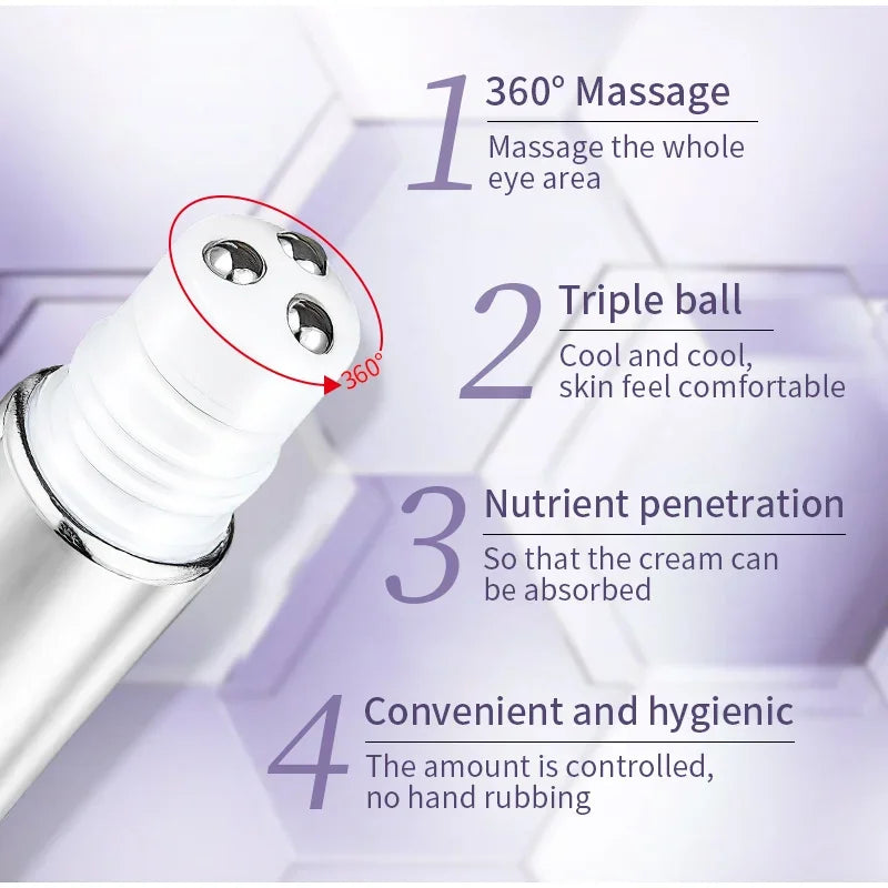 Roller Massager Eye Cream Anti Wrinkle Eye Bags Anti Dark Circle Moisturizing Bioaqua Eye Contour Korean Skin Care Cosmetics