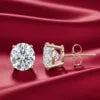 IGI Certified Vvs Lab Grown Diamond Earrings Stud Custom 18K Gold Lab Grown Created Diamond Earring Jewelry Men Women